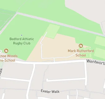 map for Mark Rutherford Upper School & Community College