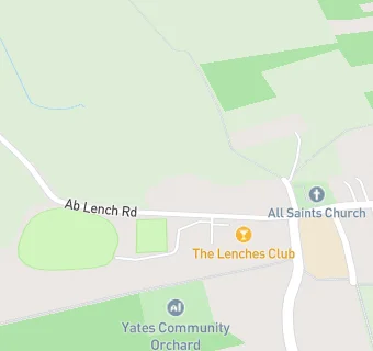 map for Church Lench Village Hall