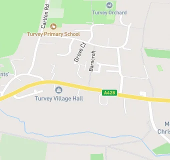 map for Turvey Luncheon Club