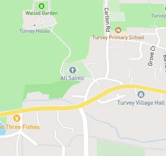 map for Turvey Corner Store (& Post Office)