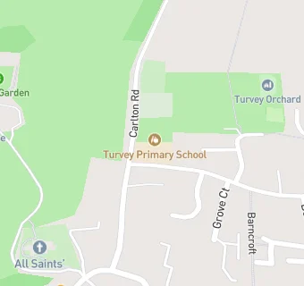 map for Turvey Primary School