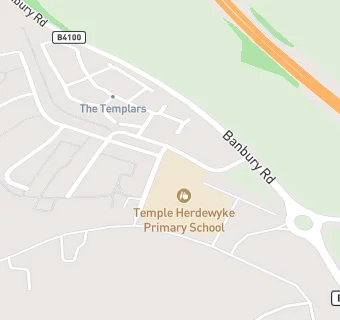 map for Temple Herdewyke Primary School