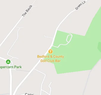 map for Bedford & County Golf Club Bar