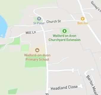 map for Welford-on-Avon Primary School