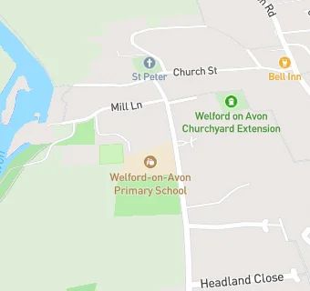 map for Welford-on-Avon Primary School