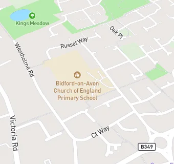 map for Bidford-on-Avon CofE Primary School