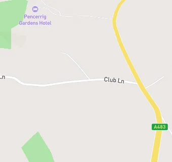 map for Llanelwedd Jubliee Hall