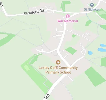 map for Loxley C E J And I School