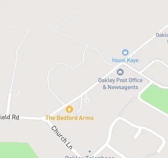 map for The Bedford Arms