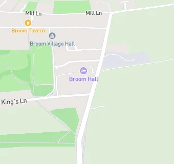 map for Broom Hall Inn