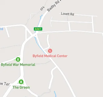 map for Byfield Medical Centre