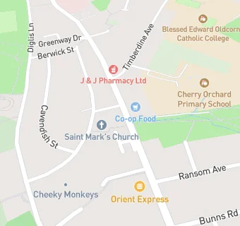 map for Bath Road Chippy