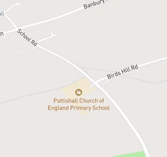 map for Pattishall Church of England Primary School