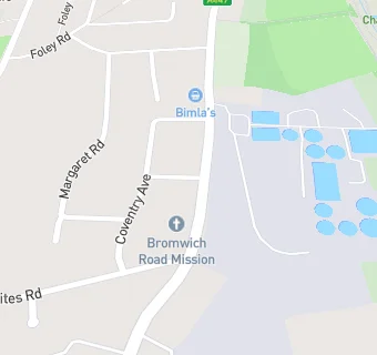 map for Bromwich Road Mission Church