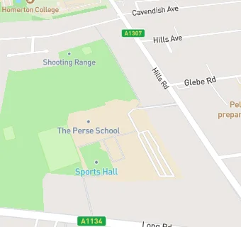 map for The Perse School