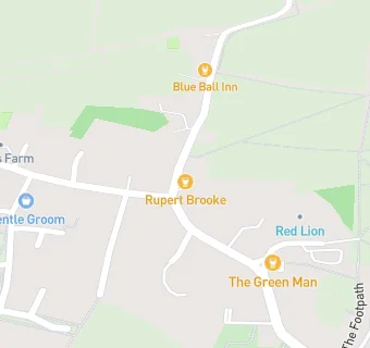 map for Rupert Brooke Pub