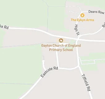 map for Gayton Village Hall