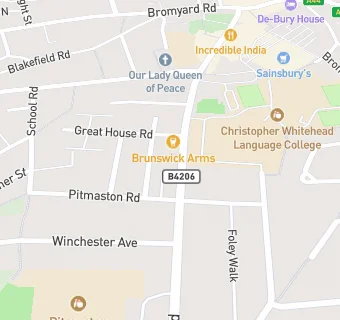 map for The Brunswick Arms