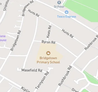 map for Bridgetown Primary School