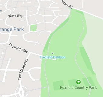 map for Foxfields Pavillion