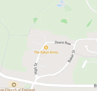 map for The Eykyn Arms Pub