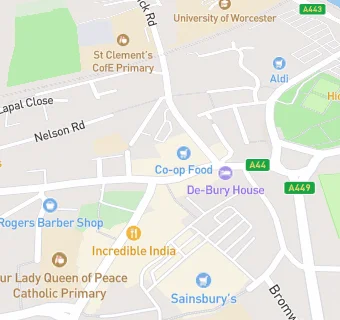 map for Bull Ring Chippy