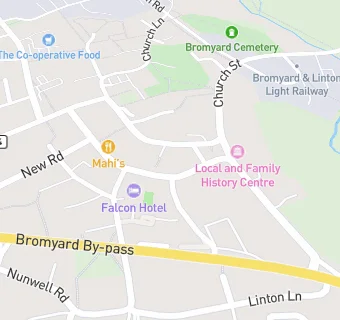 map for Falcon Hotel