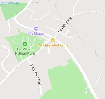 map for Penrhiwgaled Arms