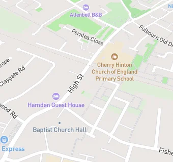 map for Cherry Hinton Surgery