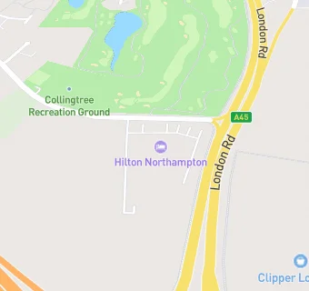 map for Northampton Hilton