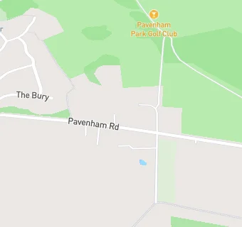 map for Pavenham Park Golf Club