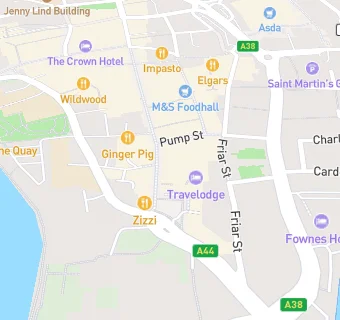 map for Mr Mulligans Worcester