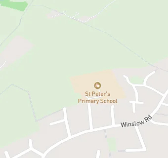 map for St Peter's Primary School