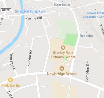 map for Stanley Road Primary School