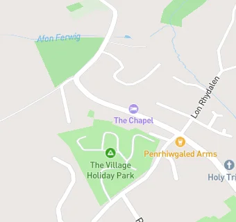 map for Ysgol Llanllwchaearn