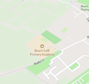 map for Bourn CofE Primary School