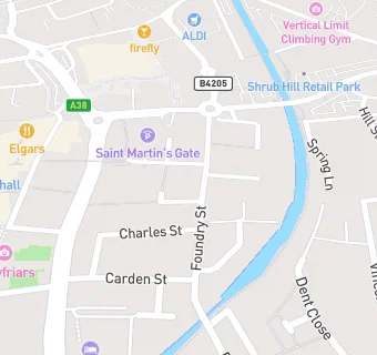 map for St Pauls Church