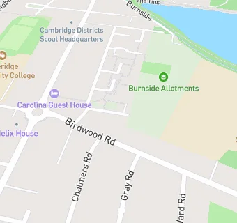 map for St Thomas's Hall