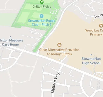 map for Olive AP Academy - Suffolk