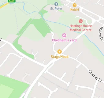 map for The Stags Head