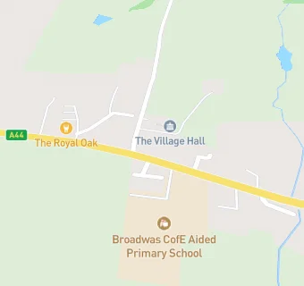 map for Broadwas Bumble Bees Pre-School