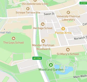 map for St Mary's Junior School