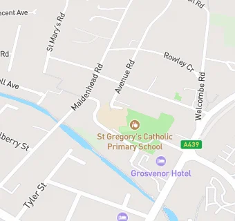 map for St Gregory's Catholic Primary School