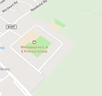 map for Wellesbourne C Of E Primary School