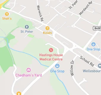 map for Hastings House Surgery