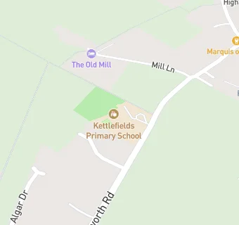 map for Kettlefields Primary School