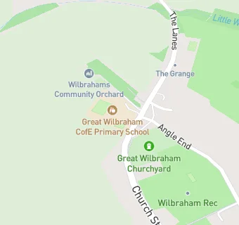 map for Great Wilbraham CofE Primary School