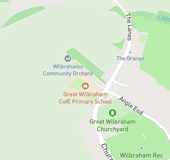 map for Great Wilbraham CofE Primary School