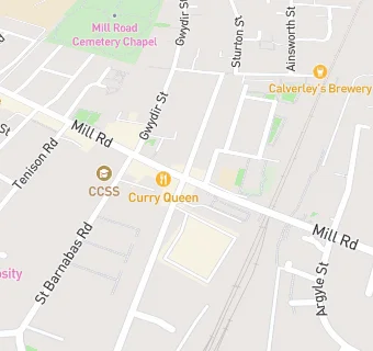 map for Cambridge Mill Road Butchers