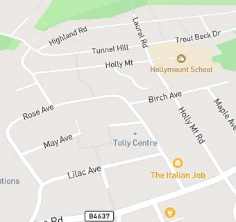 map for Tolly Centre